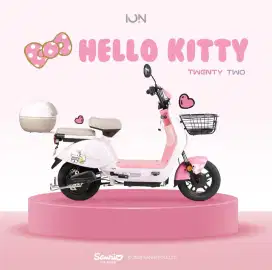 Jual Sepeda Listrik Ion Twenty Two Hello Kitty Bisa Kredit Gratis Helm