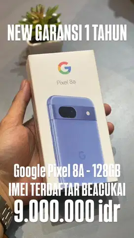 New Google Pixel 8A 128gb