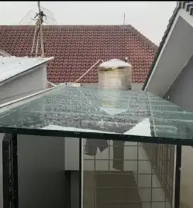 Kanopi atap kaca minimalist murah bergaransi