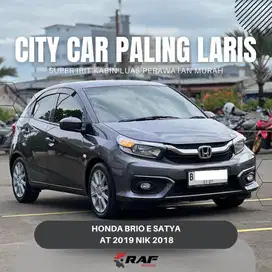 Honda Brio E Cvt 1.2 AT 2019 Nik 2018 Facelift Matic Abu