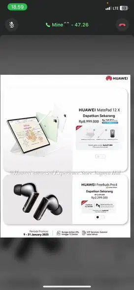 Open pre order huawei matepad 12x BCS mall