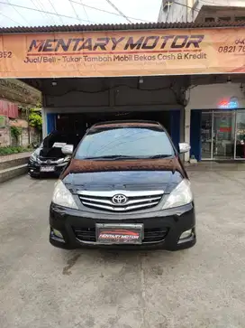 Toyota Innova 2.0 G Luxury Bensin Manual Tahun 2011 Hitam Metalik Kece