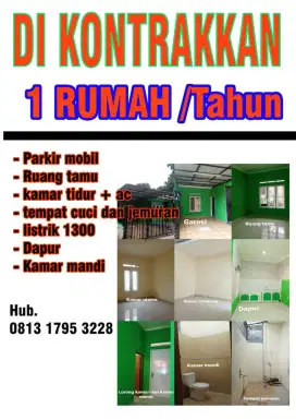 Dikontrakkan Rumah diarea beji