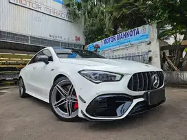 14 rb km CLA 45 S AMG 2023 nik 2022 putih mercy cla45 full ori 4matic