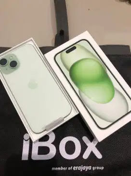 iPhone 15 128gb iBox kondisi buka segel saja