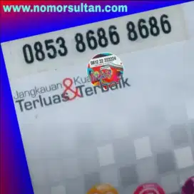 Nomor cantik kartu perdana telkomsel as 86868686