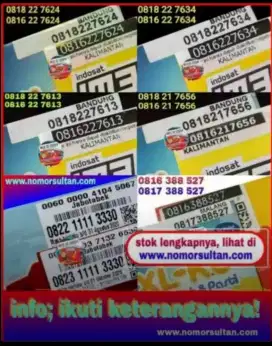 Nomor cantik kartu perdana telkomsel simpati, as, im3, xl