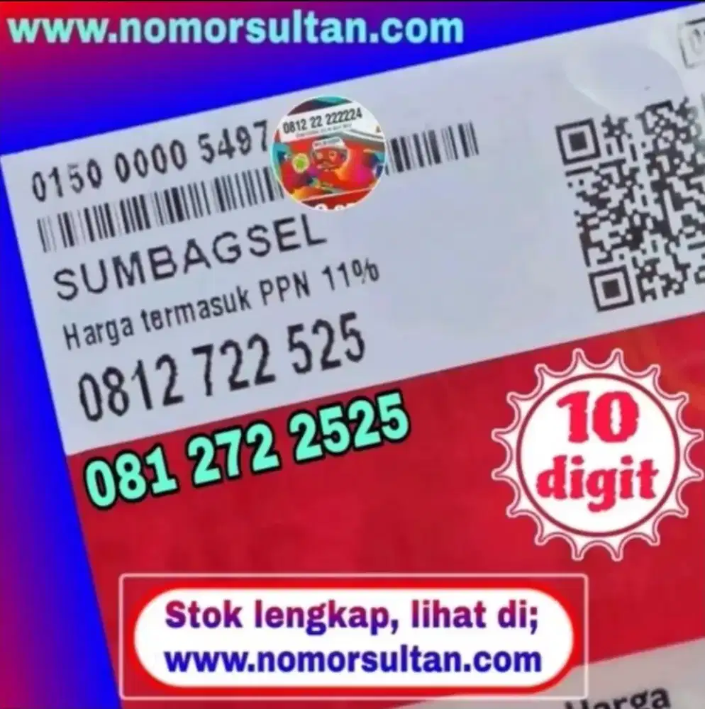 Nomor cantik kartu perdana telkomsel simpati 10 digit