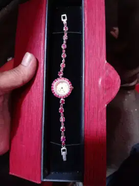 Jam Ruby Burma  Lawas ikatan Perak