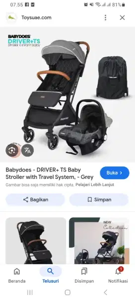 Stroller babydoes+carseat