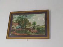 Pajangan dinding, anyaman kristik .