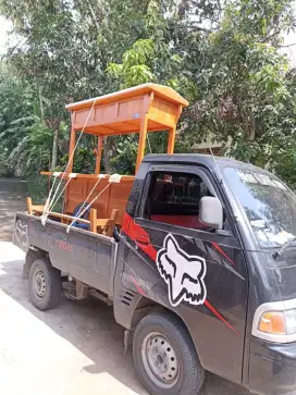 Gerobak Angkringan Bakso Mie Ayam PeceL Bubur Sate Martabak Ronde dlL