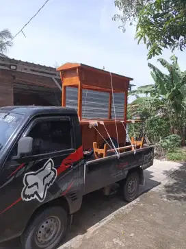 Gerobak Angkringan Bakso Mie Ayam PeceL Bubur Sate Martabak Ronde dlL