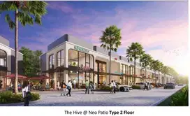 Ruko 2 lantai potensi sewa tinggi the hive patio lippo cikarang