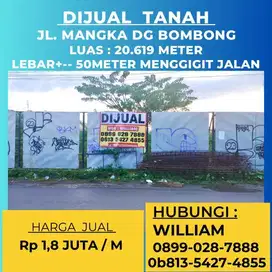 JUAL CEPAT TANAH STRATEGIS JL MANGKA DG BOMBONG GOWA MAKASSAR