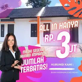 rumah bersubsidi, angsuran 1 jt MURAH