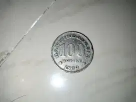 Uang koin 100 rupiah indonesia jaman dulu asli