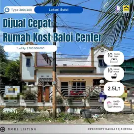 Dijual Rumah kost baloi center