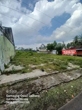 Tanah luas lokasi Timur Pasar Bululawang Kab Malang