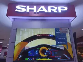 Cicilan TV Sharp Led Google 43 inch promo bunga rendah