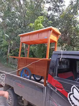 Gerobak Angkringan Bakso Mie Ayam PeceL Bubur Sate Martabak Ronde dlL