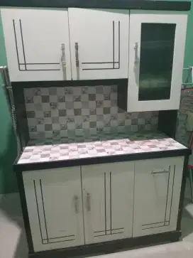 Lemari dapur rak piring