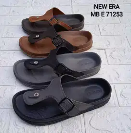 Sandal NEW ERA (75002 & 71253) original, bahan karet