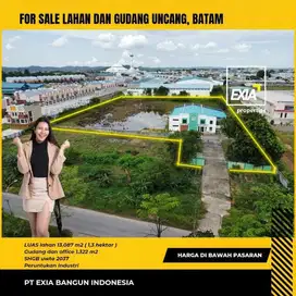 DIJUAL CEPAT LAHAN STRATEGIS PLUS GEDUNG  OFFICE   Tg Uncang, BATAM