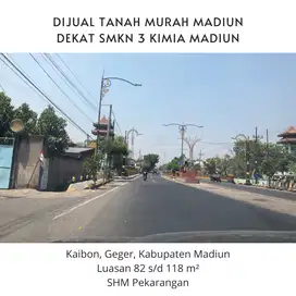 Jual Tanah Murah Madiun Kaibon, Dekat SMKN 3 Kimia Madiun