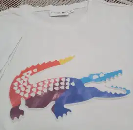 Kaos putih LACOSTE