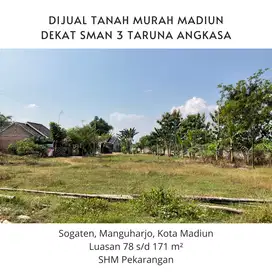 Jual Tanah Murah Madiun Srikaton, Dekat SMAN 3 Taruna Angkasa