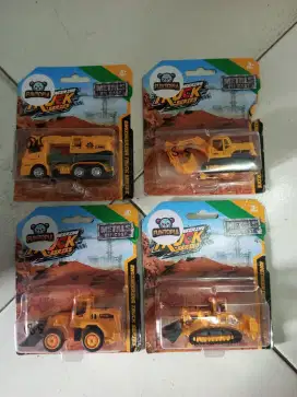 Mainan anak diecast truk konstruksi