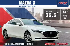 DP 25JT MAZDA 3 SEDAN 2023 SUNROOF LOW KM.9RB LIKE NEW PAJAK PJG #F2ST