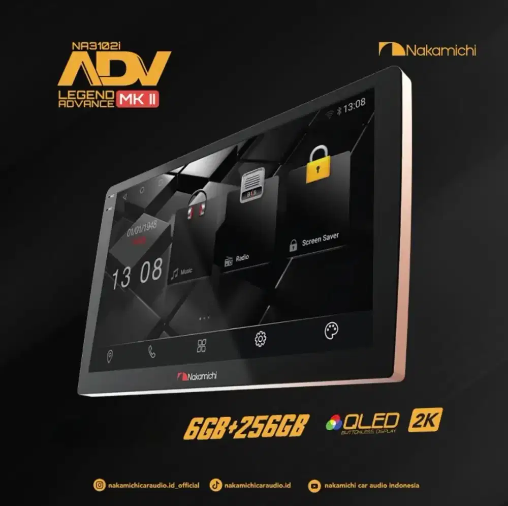 Nakamichi 9 atau 10 Nakamichi ADV Ram 6/256GB