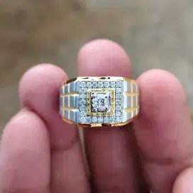 Cincin Berlian Banjar Atas,Keliling Berlian Erofa Ring Perak