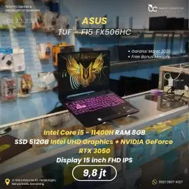 ASUS TUF F15-FX506HC | Core i5 11400H 8GB 512GB RTX3050