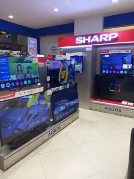 Television Sharp 32-100inch Cicilan promo spesial gratis 1x Angsuran