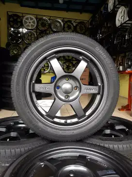 VELG TE37 R16×7 ET42 H4×100 JAZZ,FREED,BRIO,YARIS,MOBILIO,AGYA,SIGRA