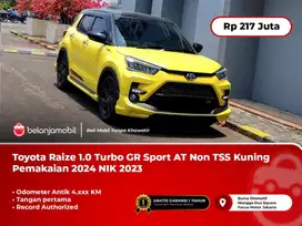 [KM ANTIK 4RB] Toyota Raize 1.0 Turbo GR Sport AT Kuning 2023/2024