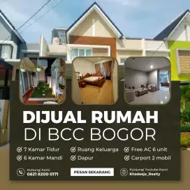 Dijual rumah cluster cantik type 2 Lt. Perumahan BCC Kota Bogor