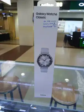 Ready second galaxy watch6 classic warna silver