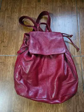 DIJUAL TAS RANSEL SERUT WANITA - SECOND