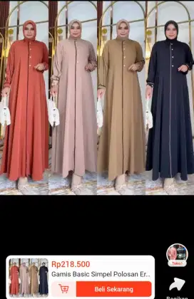 GAMIS POLOS ELEGAN SIMPLE (BARU) SALE