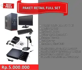 Komputer Kasir Minimarket Fullset