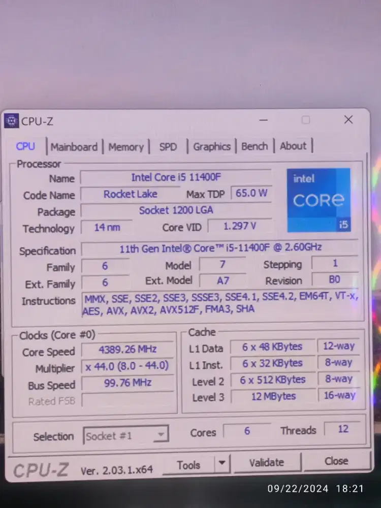 PC Gaming Intel i5 11400f Radeon RX 6600 Nvme 500gb Ram 16gb PSU 550w