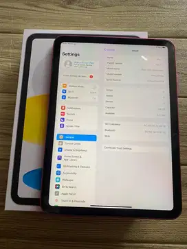 ipad 10 64gb pink ibox garansi panjang Bisa COD dan TT