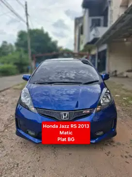 Honda jazz rs 2013 matic facelift plat bg