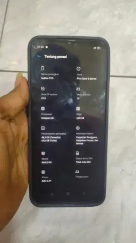 Realme C15 ram 4/64