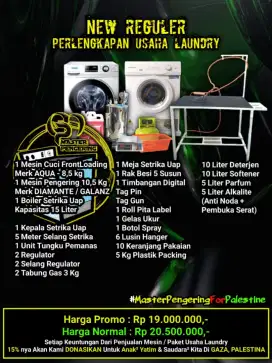 PAKET USAHA LAUNDRY MURAH // TANPA DP BAYAR COD