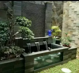 buat kolam koi modern